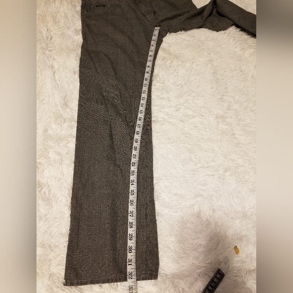 Hugo BOSS Men's Plaid Dress Pants Color Gray Size 32X32 - Picture 4 of 15
